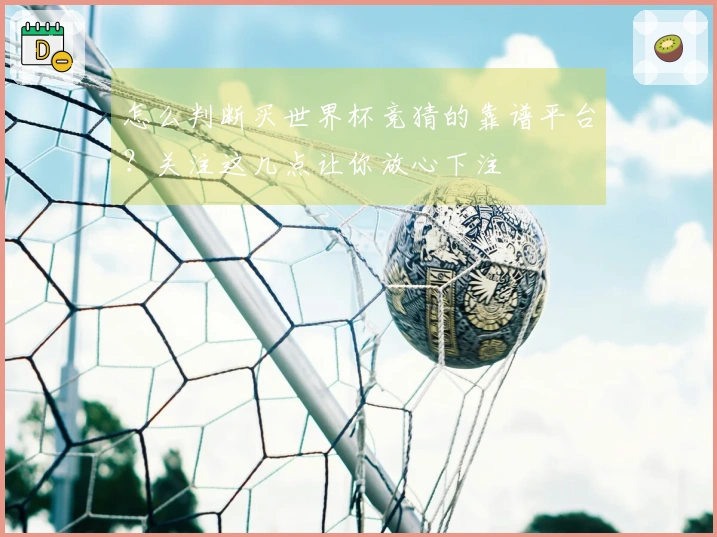 怎么判断买世界杯竞猜的靠谱平台？关注这几点让你放心下注